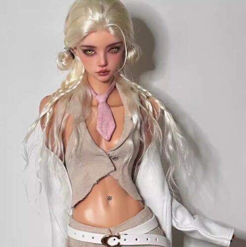 Bambola 1/4 BJD bambina Iple Fid Mari marrone chiaro senza colore trucco viso + occhi gratuiti - Foto 5 di 10