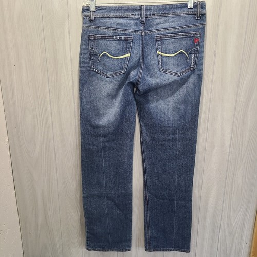 APierre Cardin Jeans Size 10 Womens Style 286213 Wide Leg Western Cowgirl Denim - Picture 2 of 11