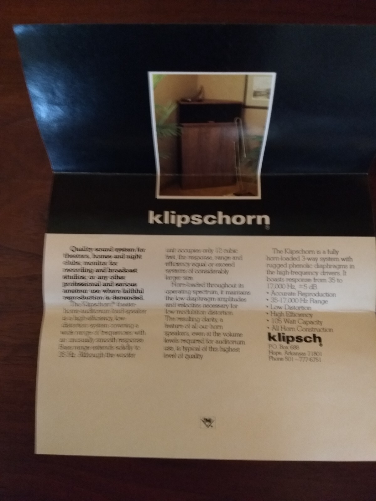 Klipschorn speakers (pair) eBay