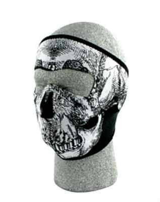 Glow In Dark SKULL Neoprene Face Mask Ski Cold Protect Snowboard Protection 