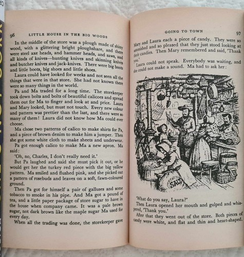 LITTLE HOUSE IN THE BIG WOODS ~ LAURA INGALLS WILDER ~ 1992 PB - Picture 13 of 13