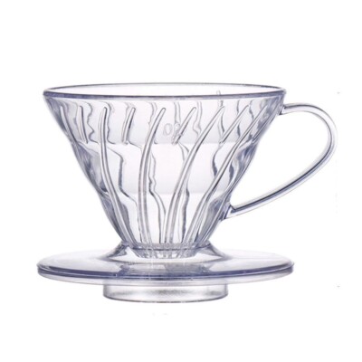 Wiederverwendbare Kaffee Tee Tasse Tropf Filter Netz Halter Kunststoff Übergießen Trichter Kegel UK