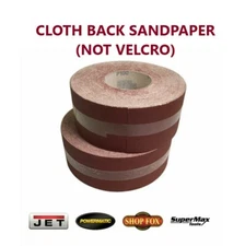 Sandpaper Roll 3" x 75' X Weight Cloth for Drum Sanders, cut to size 40-220 grit