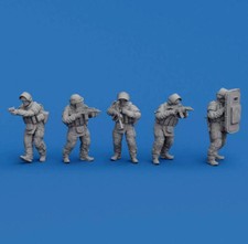 1/72 French soldier 5 people 3D printed soldiers