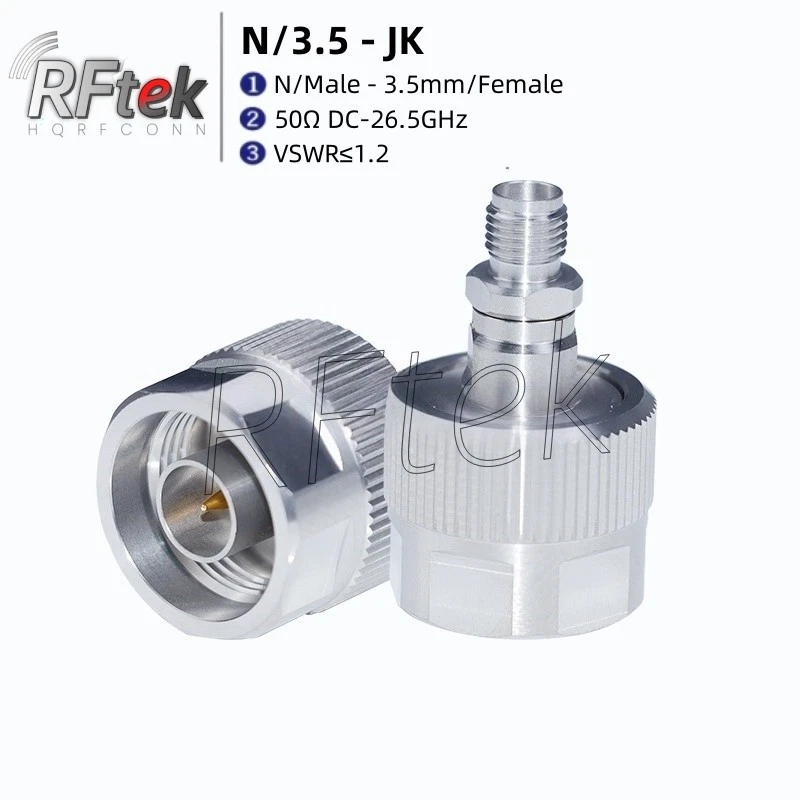 Precision N To 3.5mm Male Female 26GHz MicroWave Connector MMwave Test Adapter - Image 4 of 4