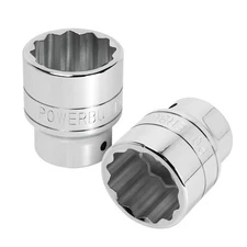 Premium 42mm Silver Fastener Drive Socket Chrome Vanadium Steel Lifetime Warr...