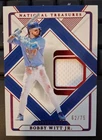 2025 Panini National Treasures Bobby Witt Jr Red Relic 62 /75