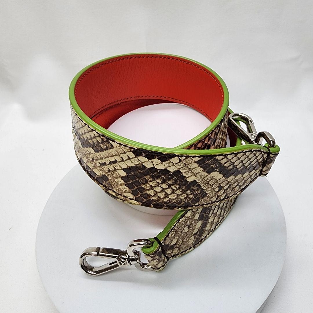 Fendi Shoulder Strap Snake Pattern Python - image 7