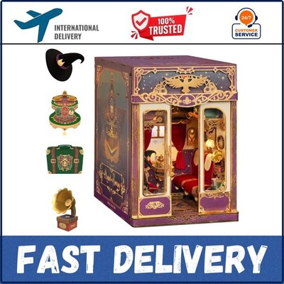 DIY Book Nook Kit Miniature Infinity Train Cabin 3D Puzzle Tonecheer Adults