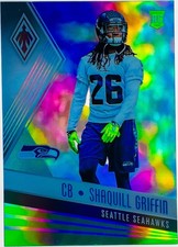 2017 Panini Phoenix Rookies Shaquill Griffin #185 RC Silver Prizm Holo Refractor