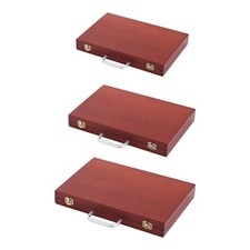 Artist Supplies Box Organizer Container Sturdy Wood Art Tool Storage Box for