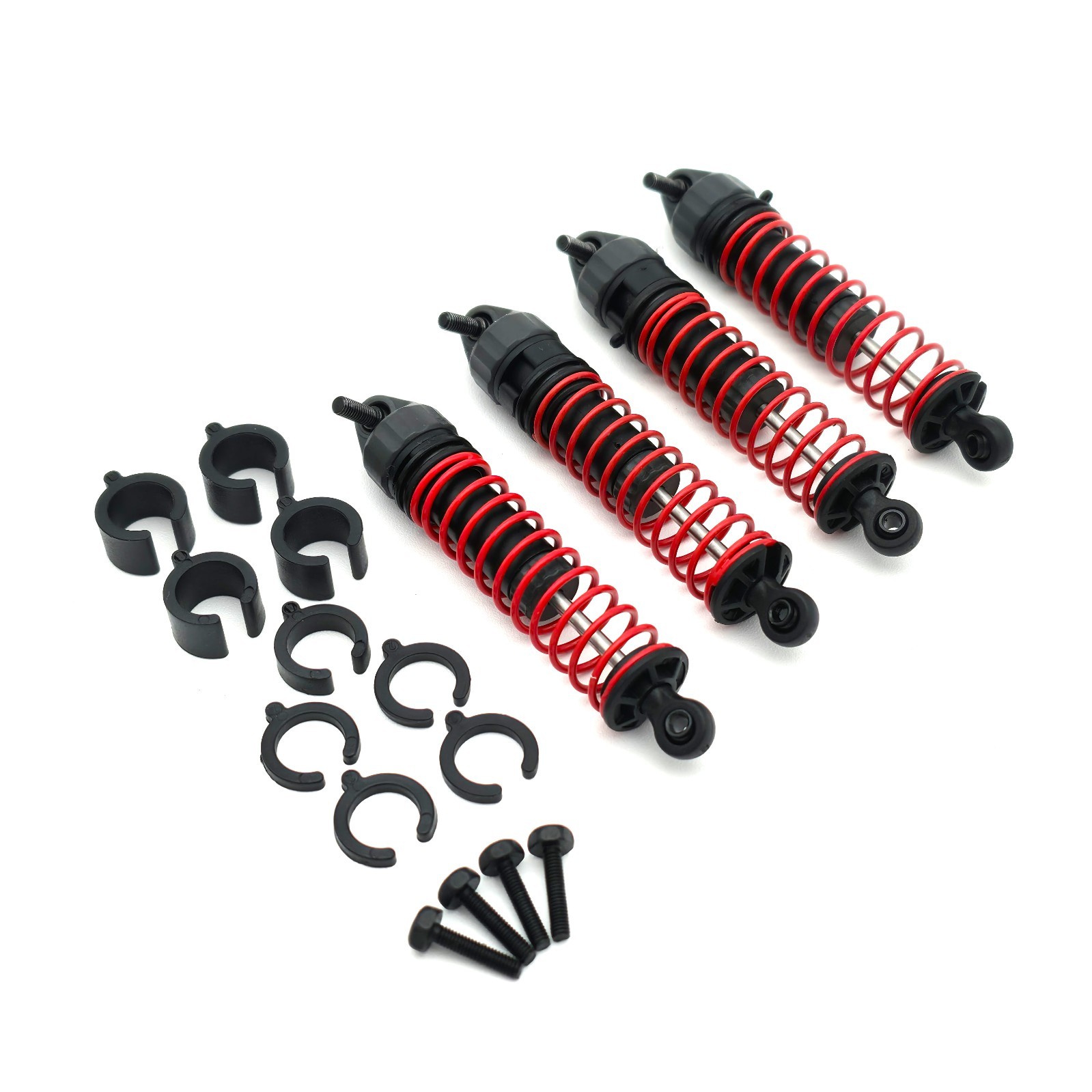 ARRMA GROM Quake, Gorgon - Shock Absorber Set ARA-2591 & RED Springs ARA-2893