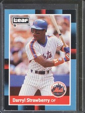 1988 Leaf - Darryl Strawberry #220 - New York Mets