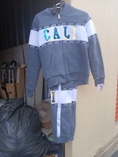 Women's Athletic Two-Piece Sweatsuit Set Long Pant with Top, Size L