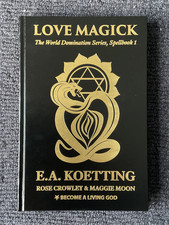 Love Magick BALG Become A Living God Leather Grimoire Spellbook
