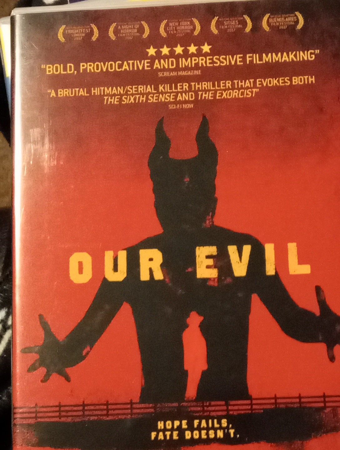 Our Evil DVD (2017) Ademir Esteves, Lay (DIR) cert 18 FREE Shipping Cult Horror