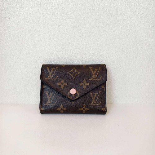 Louis Vuitton Victorine Wallet 'Brown Monogram Canvas/Rose Ballerine Pink'#RM5A0
