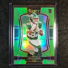 2025 Select Football ARIAN SMITH Rookie Premier Level Neon Green 5/49 #177