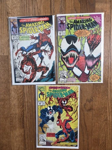 Amazing Spiderman 361 362 363 1st Carnage Comic Lot