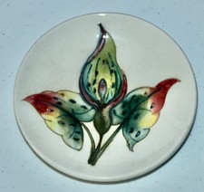 MOORCROFT POTTERY Coaster ARUM LILY Lot JR 254