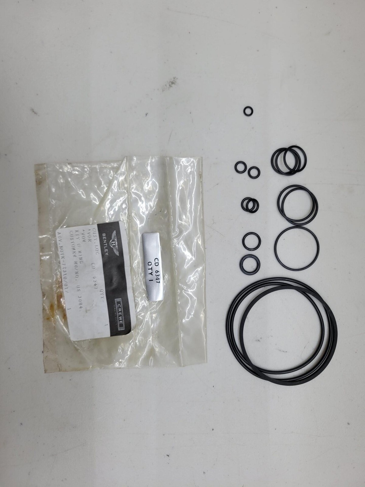 Rolls Royce & Bentley Kit O Ring CD6347