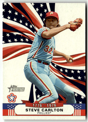 2025 Topps Heritage MLB No. BS-5 Steve Carlton 1776-1976 Base