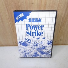 Power Strike (Sega Master System) CIB W/ Manual Excellent Collectible Condition