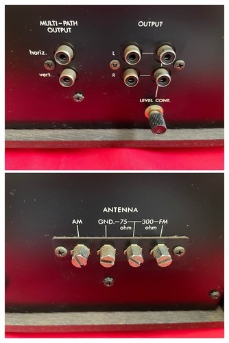 Luxman T-550 Solid State AM/FM Stereo Tuner Maintained Tested Japan FedEx JN02 - Zdjęcie 6 z 10