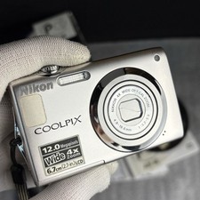 Nikon Coolpix S3000 Camera Charger Battery Case Manual Silver WORKING