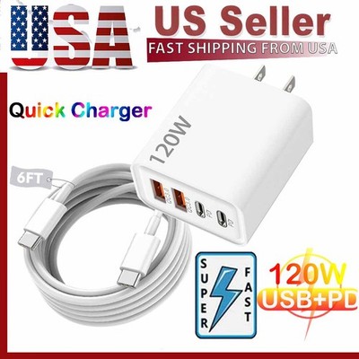 For OnePlus 7 Pro 7T 9Pro 8Pro 7pro 12R 120W PD USB-C Fast Charger Type-C Cable