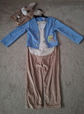 Peter Rabbit Costume Fancy Dress Up Size 5-6 Years New World book day 