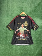 Vintage Chicharito Mexico All Over Print Black Men’s Soccer Jersey XLarge Futbol