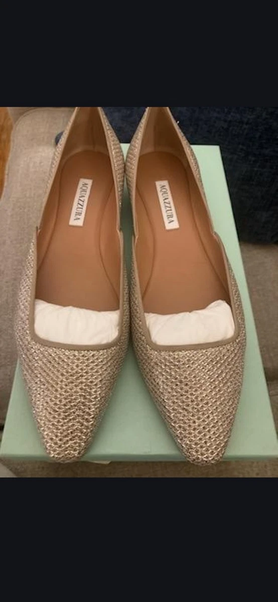 Sandales AQUAZZURA Claudia Schiffer Crystal Star – Daim Noir, Talon Ultra Haut, Taille 39, Neuf Sans Boîte !