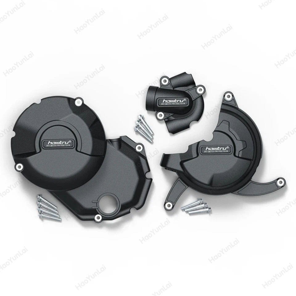 Cubierta de protección de motor de fibra de carbono para moto Ducati Hypermotard 950 19-25 Foto 4 de 4