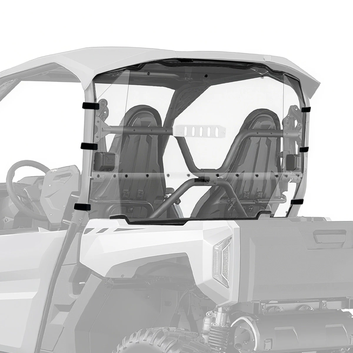 SuperATV Light Tinted Rear Windshield For Yamaha Wolverine X2 (2019-2020)