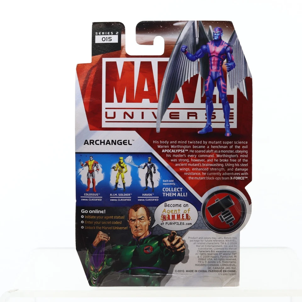 Figura de acción Arcángel Marvel Universe 015 3,75 pulgadas nueva en paquete Foto 3 de 4