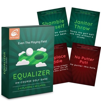 Go For It Golf Equalizer: On-Course Card Game, Interactive Fun for... 