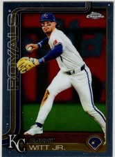 2025 Topps Chrome Baseball Bobby Witt Jr. No. 93 Kansas City Royals