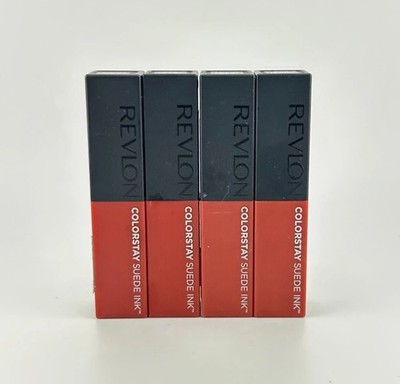Lot of 4 Revlon ColorStay Suede Ink Lightweight Matte Lipstick #006 In The Money