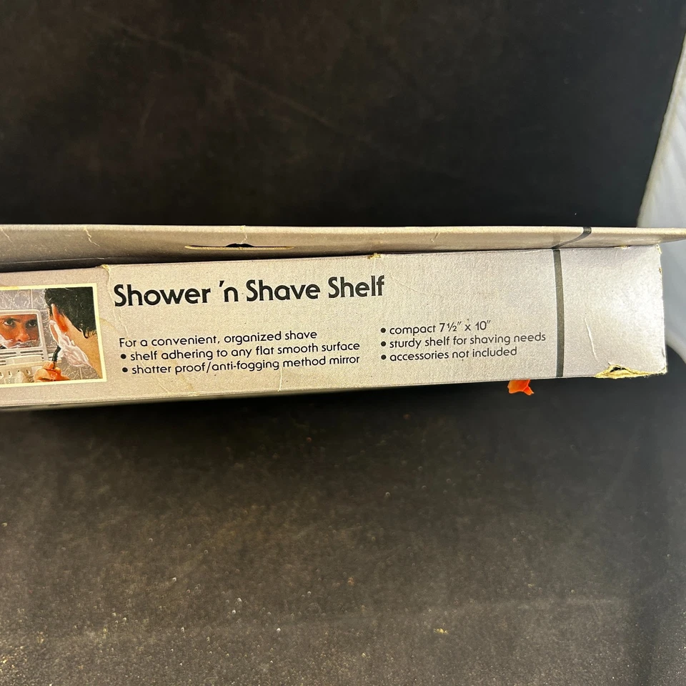 Mon Image by Paris 1985 presenta ducha y afeitado estante de colección en caja nuevo stock antiguo Foto 3 de 4