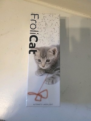 FroliCat by BOLT Automatic Laser Light Interactive Brilliant Pet Cat Toy NEW