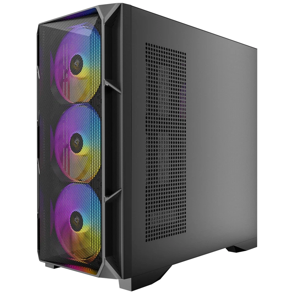 Antec AX1000 ARGB Mid-Tower Gaming PC Case|Mesh Front|Tempered Glass|E-ATX|Steel - Image 4 of 4