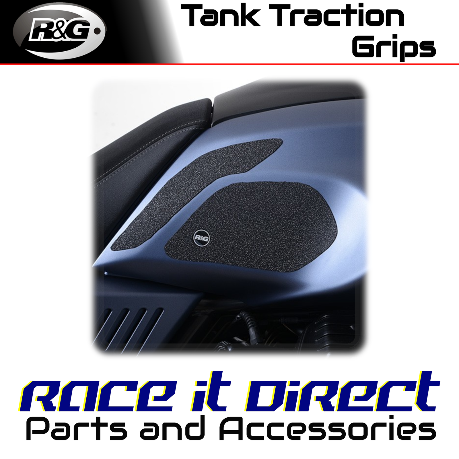 Tank Traction Grips for Moto Guzzi V85 TT 2019 R&G