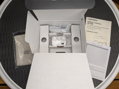 LightMate AirPro Camera Light Meter Double Reverse Rechargeable 3-Dials Metering