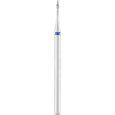 Staleks Pro ''Flame'' diamond burr bits, blue, diameter 1 mm/3 mm