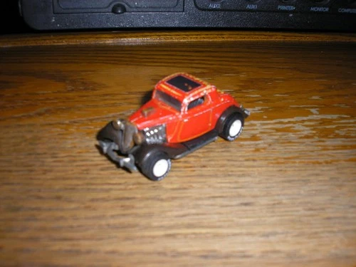 Vintage Hot Wheels Ford 3 Window Coupe Real Rider Hi Racker White Hubs Free SHIP