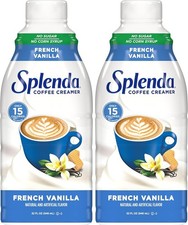 SPLENDA Sugar Free French Vanilla Coffee Creamer, 32 Fl Oz (Pack of 2)
