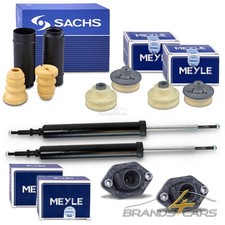 ATEC 2x STOßDÄMPFER +MEYLE DOMLAGER HINTEN FÜR BMW E81 E82 E88 E90 E91 E92 E93