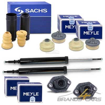 ATEC 2x STOßDÄMPFER +MEYLE DOMLAGER HINTEN FÜR BMW E81 E82 E88 E90 E91 E92 E93
