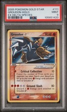 Pokemon Groudon Gold Star EX Delta Species Holo #111 PSA 9 Mint 2005 Swirl X2 on eBay